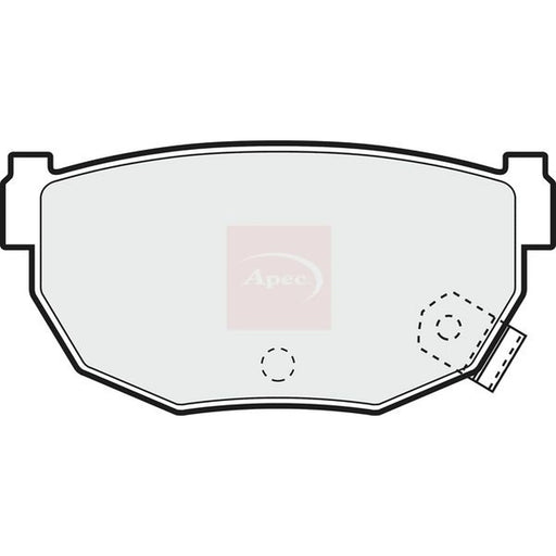 Apec Rear Brake Pad Set PAD965