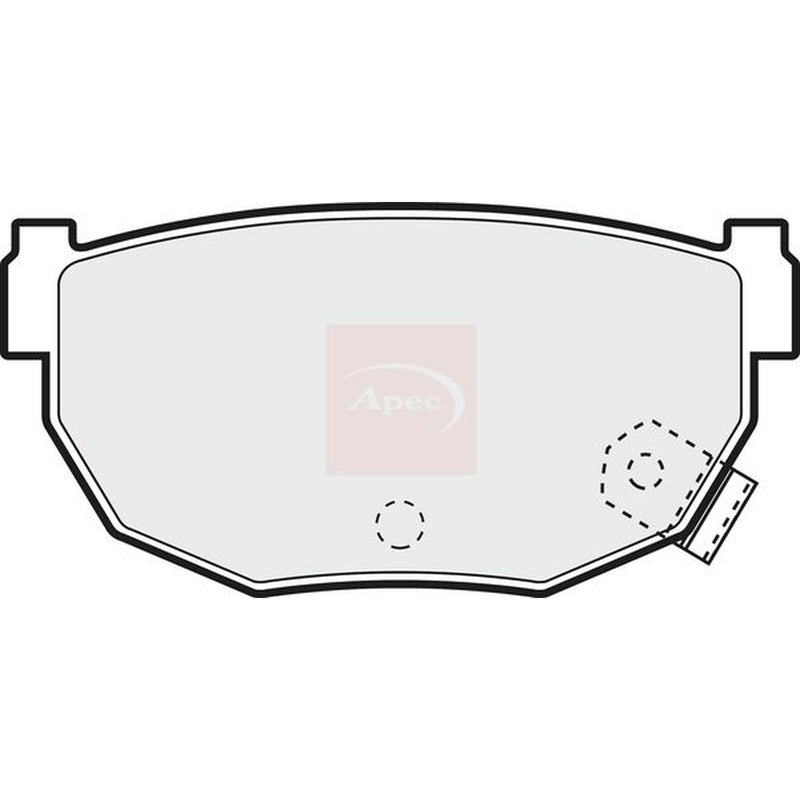 Apec Rear Brake Pad Set PAD965