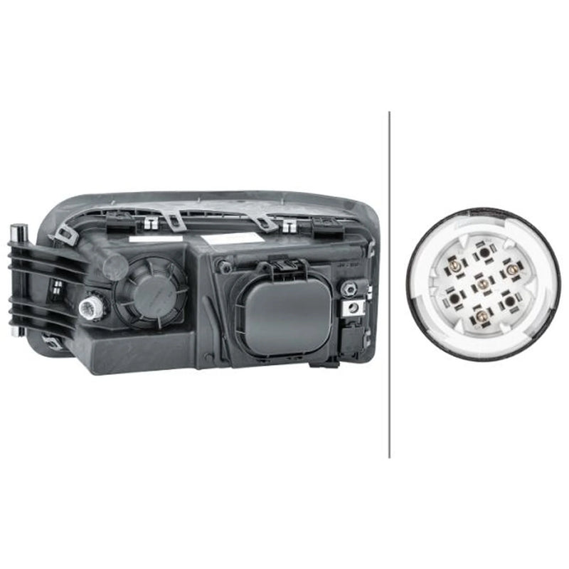 Hella Headlight Headlamp W5W Right 1EH 354 984-021