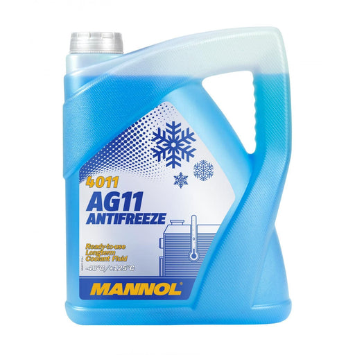MANNOL AG 11 Blue Antifreeze Coolant Ready For Use -40C Longlife 5L - MN4011