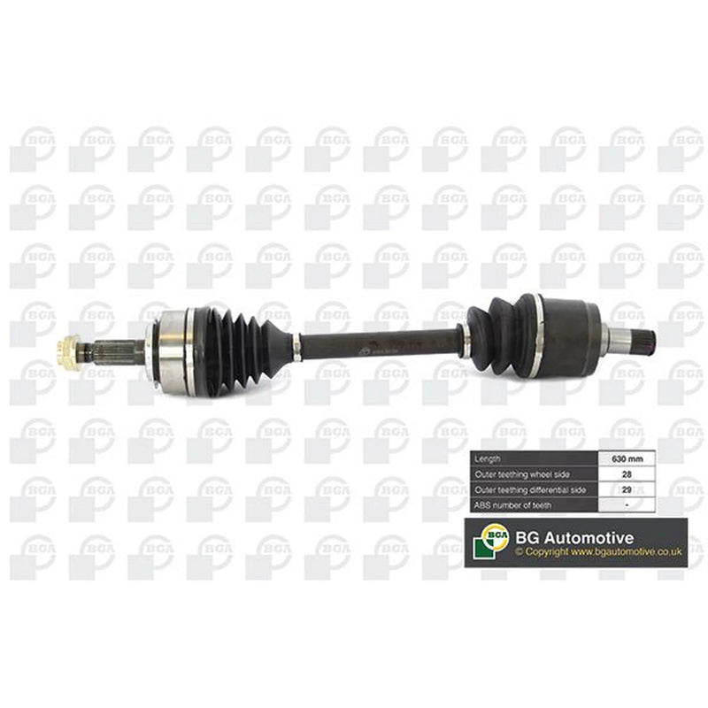 BGA CV Drive Shaft Driveshaft Front Left DS2519L