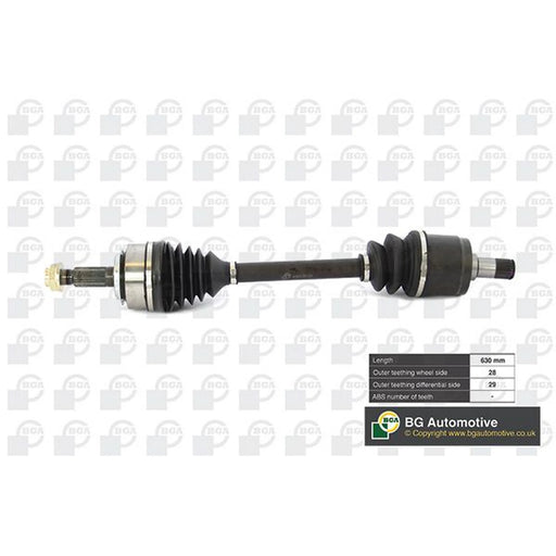 BGA CV Drive Shaft Driveshaft Front Left DS2519L
