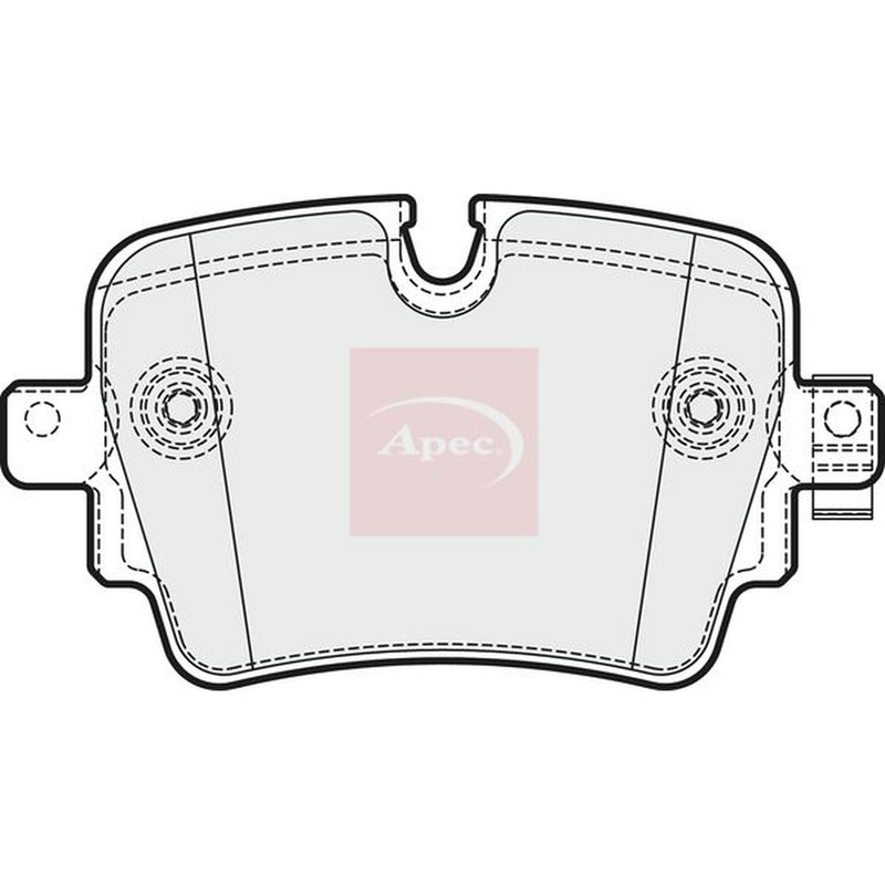 Apec Rear Brake Pad Set PAD1967