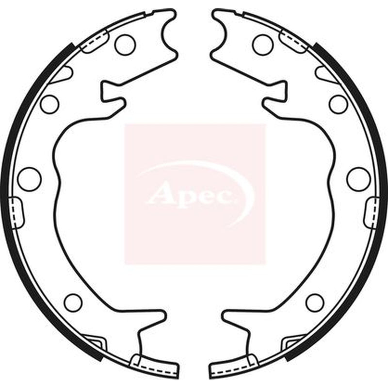 Apec Parking Brake Shoe Set SHU699