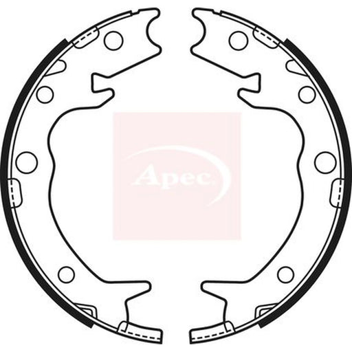 Apec Parking Brake Shoe Set SHU699