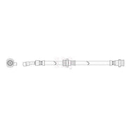 Apec Brake Hydraulic Hose Line Front Right HOS4251