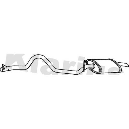 Klarius Box With Tail Pipe Rear LR140Q