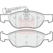 Apec Front Brake Pad Set PAD938