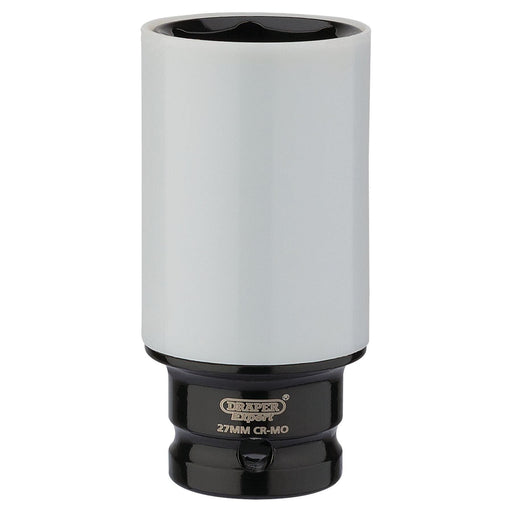 Draper HI-TORQ Wheel Nut Socket for Alloy Wheels, 1/2" Sq. Dr.  (27mm) Draper  - Town Parts