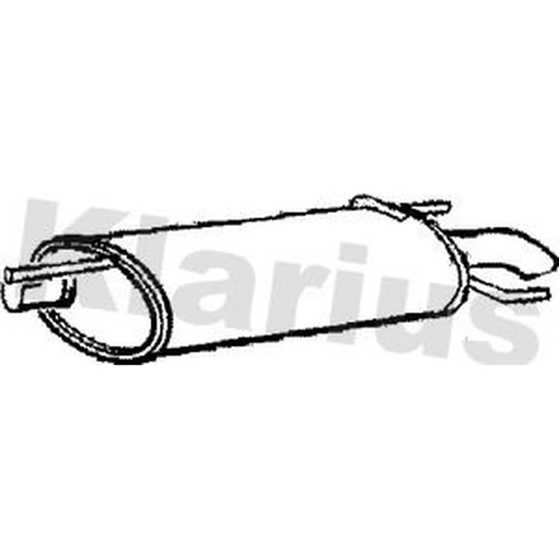 Klarius Box With Tail Pipe Rear GM264M