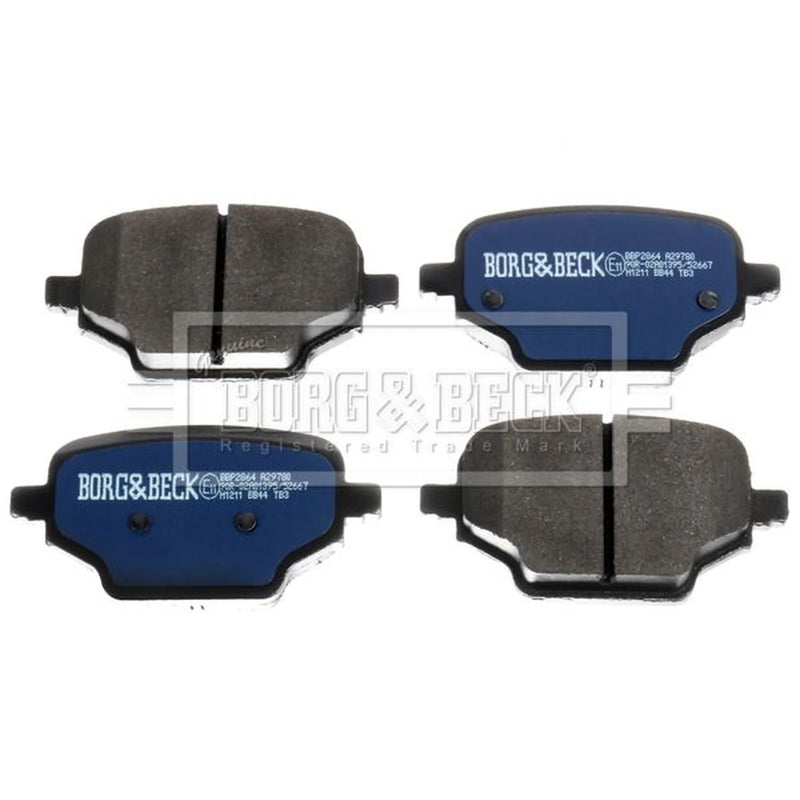 Borg & Beck 4 x Rear Brake Pad Set BBP2864