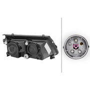 Hella Headlight Headlamp H7/H1 Left 1AF 007 620-051