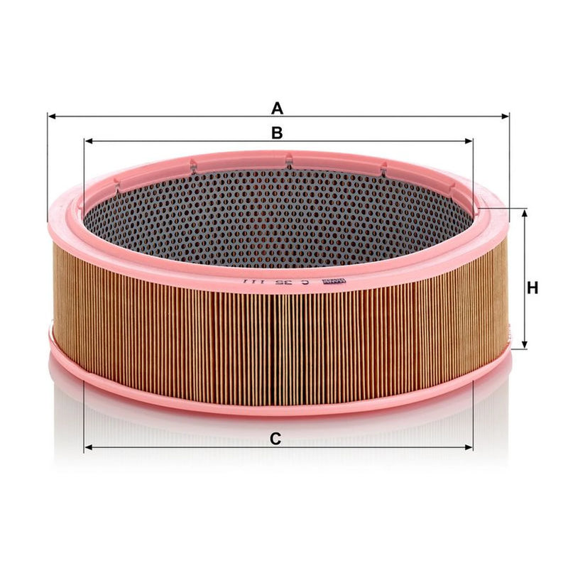 MANN-FILTER Engine Air Filter C 35 111 OE 52438