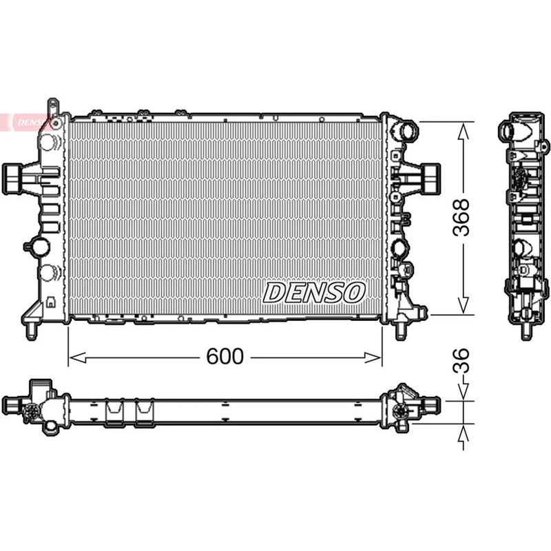 Denso Engine Radiator DRM20112