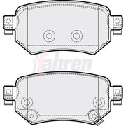 Fahren Rear Brake Pad Set FBP3782