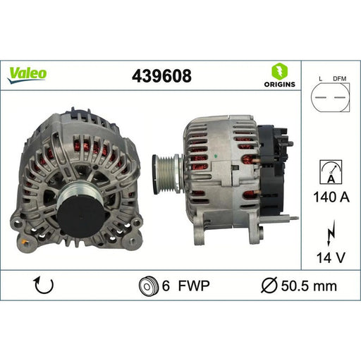 Valeo Car Alternator 12V 439608