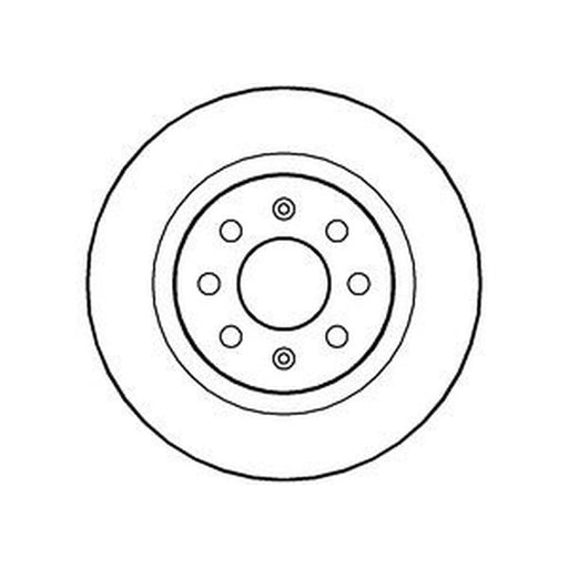 Abtex 2 x Solid Rear Brake Discs BD1388S