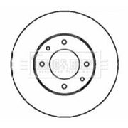 Borg & Beck 2 x Vented Front Brake Discs BBD4347