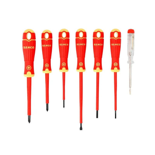 Bahco B220.027 BAHCOFIT Insulated Screwdriver Set, 7 Piece - B220.027