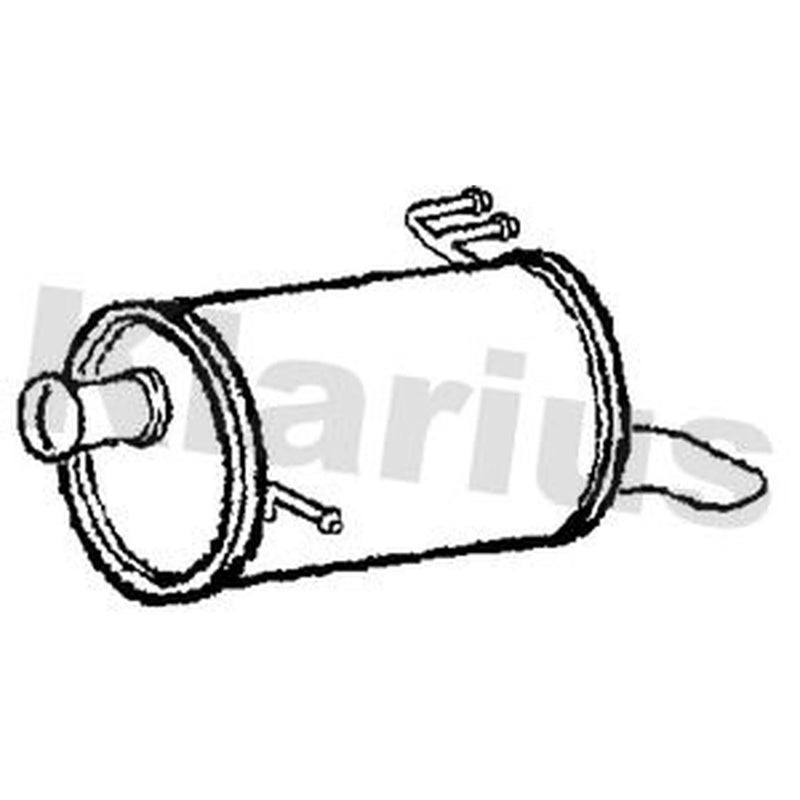 Klarius Box With Tail Pipe Rear HY219V