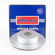 Borg & Beck 2 x Slotted/Perforated Rear Brake Discs BBD6276S