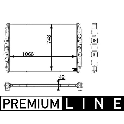 Mahle Engine Radiator CR 688 001P