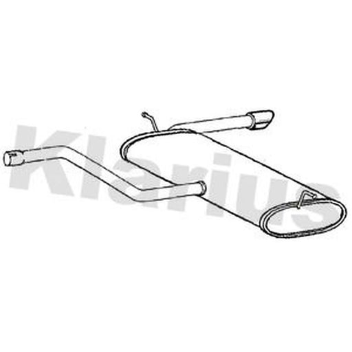 Klarius Box With Tail Pipe Rear FE1438B