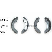 Textar Brake Shoe Set Axle Kit 91059600
