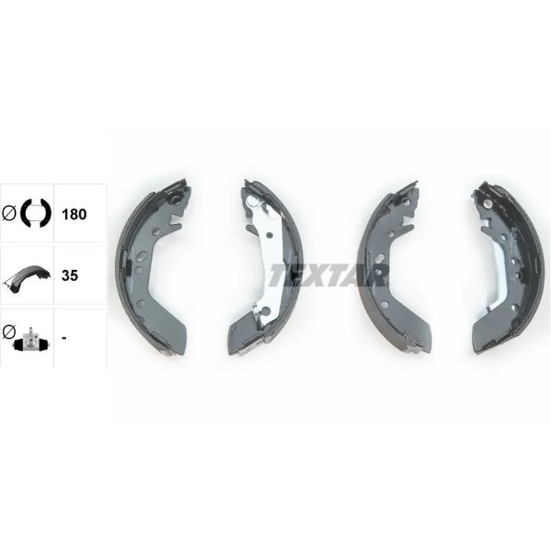 Textar Brake Shoe Set Axle Kit 91059600