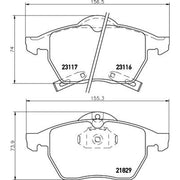 Mintex Front Brake Pad Set MDB1940