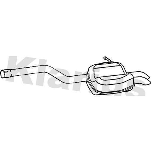 Klarius Box With Tail Pipe Rear SK73J