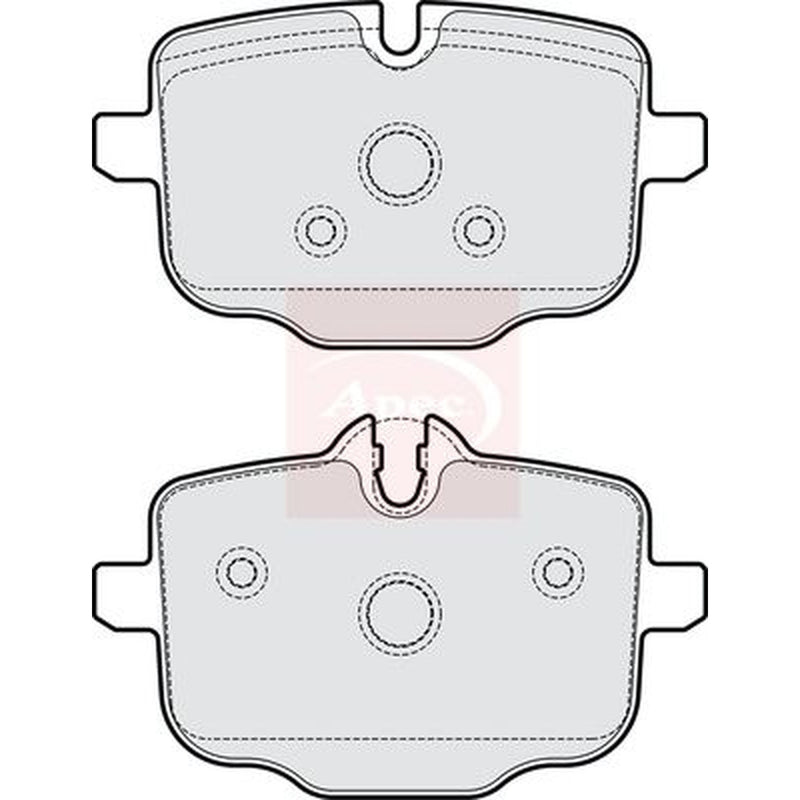 Apec Rear Brake Pad Set PAD2269