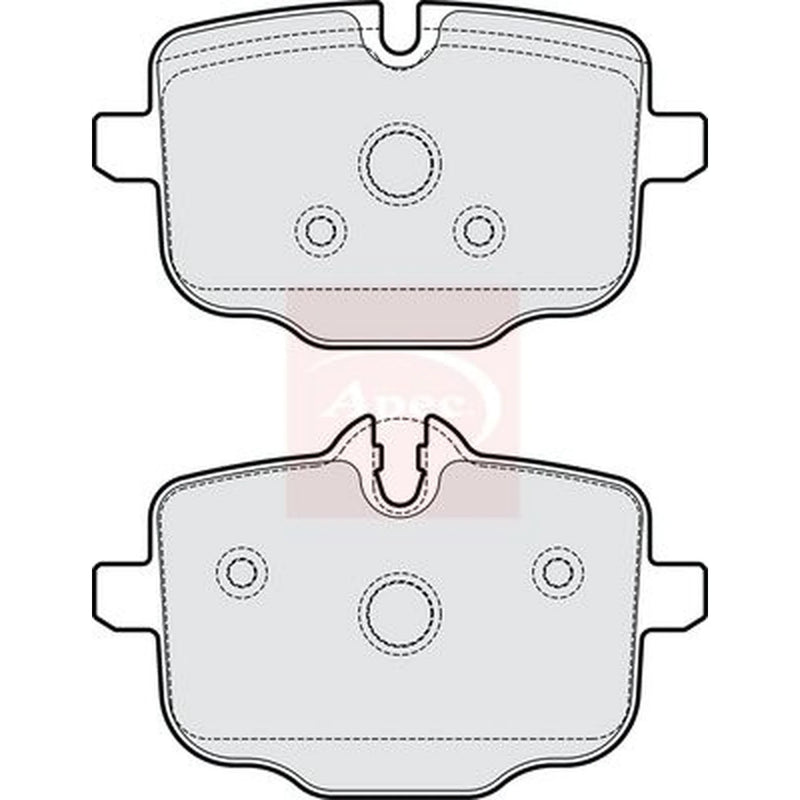 Apec Rear Brake Pad Set PAD2269