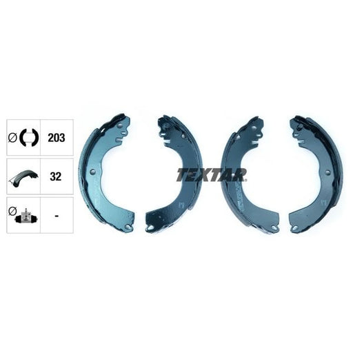 Textar Brake Shoe Set Axle Kit 91082000