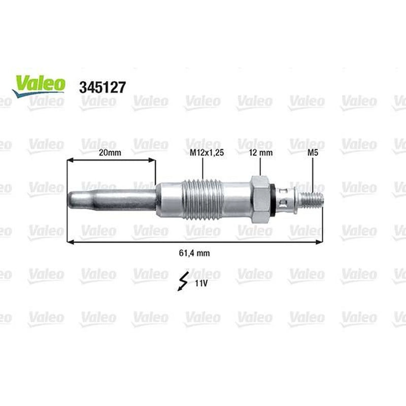 Valeo Diesel Engine Glow Plug 345127
