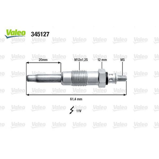 Valeo Diesel Engine Glow Plug 345127