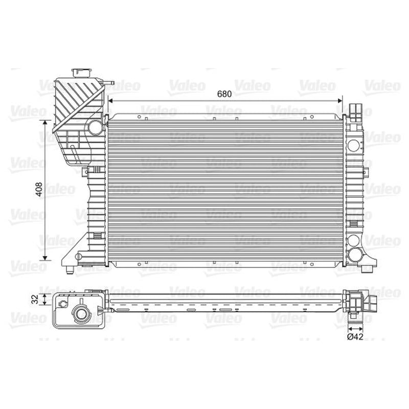 Valeo Engine Radiator 701589