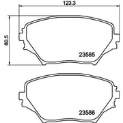 DON Front Brake Pad Set PCP1228