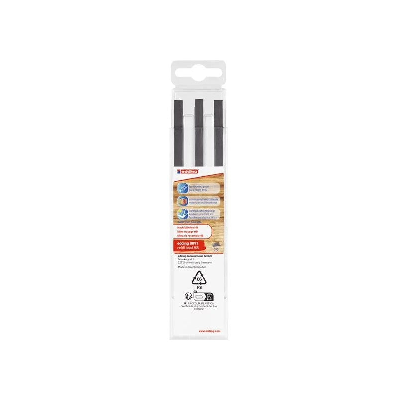 edding 8891 Refill HB Lead Set, 6 Piece - 4-8891-6090