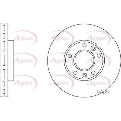 Apec Brake Disc Front Fits Kia Sedona Apec  - Town Parts