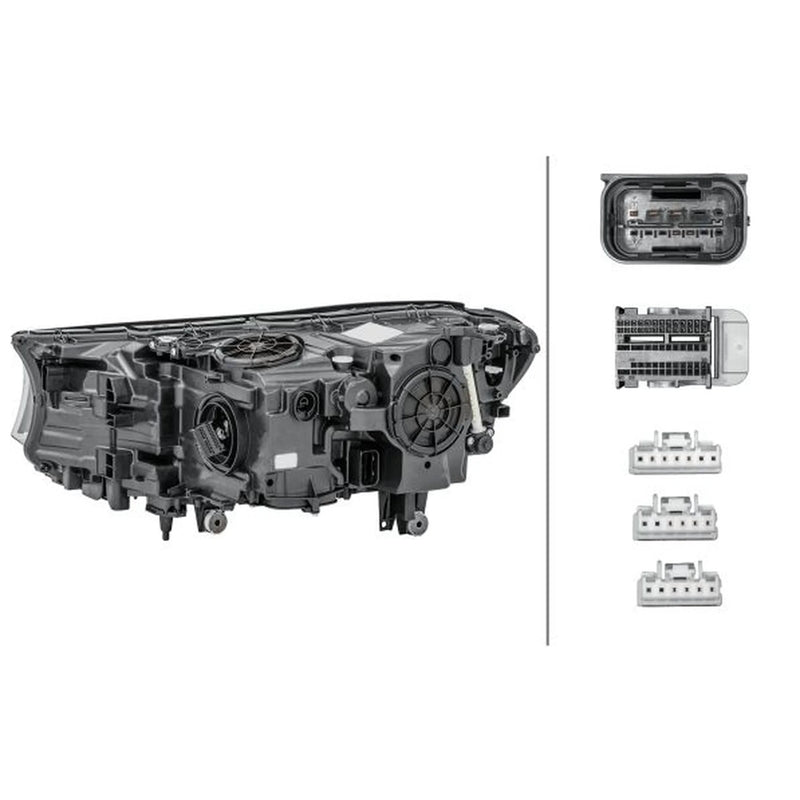 Hella Headlight Headlamp LED Right 1LX 354 854-201