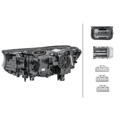 Hella Headlight Headlamp LED Right 1LX 354 854-201