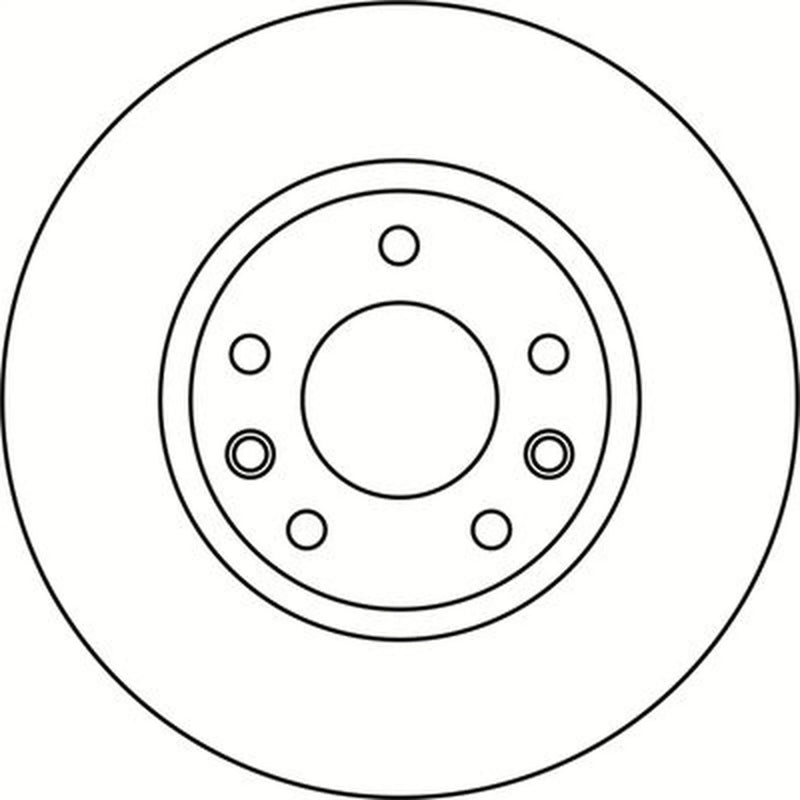 Abtex 2 x Vented Front Brake Discs BD1929V