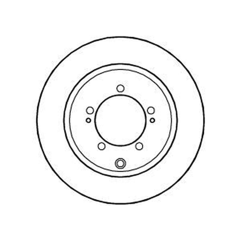 Abtex 2 x Vented Rear Brake Discs BD1234V