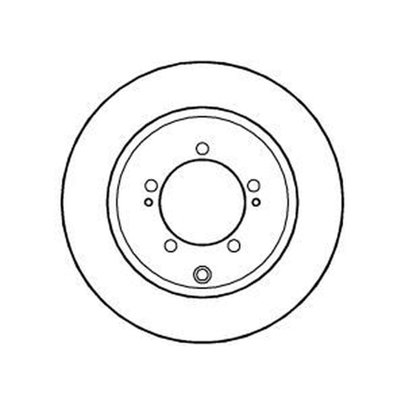 Abtex 2 x Vented Rear Brake Discs BD1234V