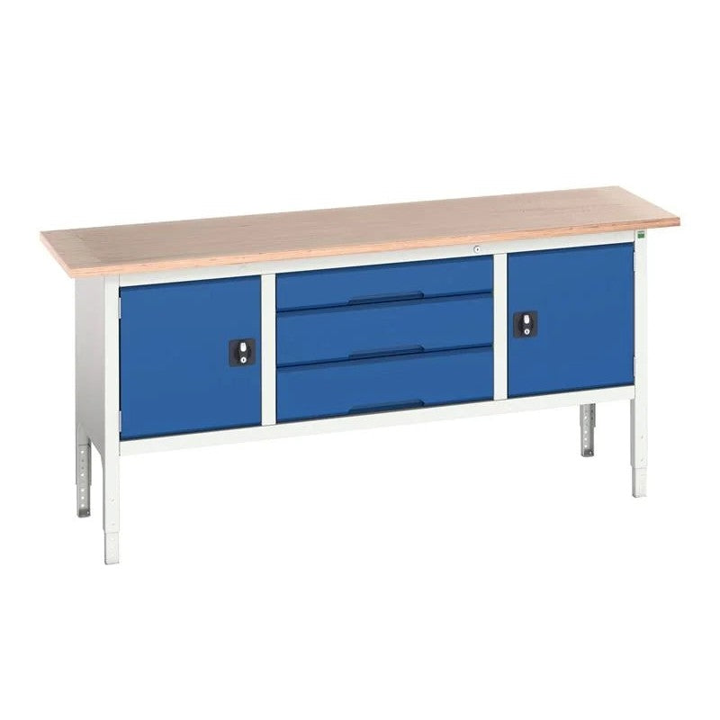 Bott Verso Adjustable Height Storage Bench 2000 x 600mm - 16923032.11