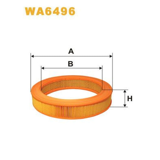 WIX Engine Air Filter WA6496
