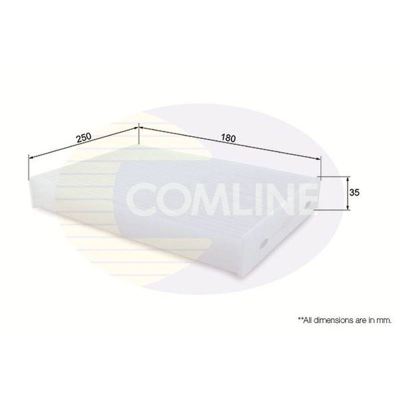 Comline Cabin Air Filter (Pollen Filter) EKF371