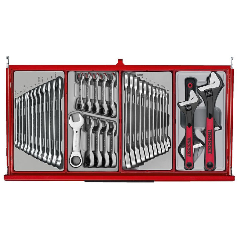 Teng Tools Mobile Tool Kit 1034 Pieces Red TKS26R1034T
