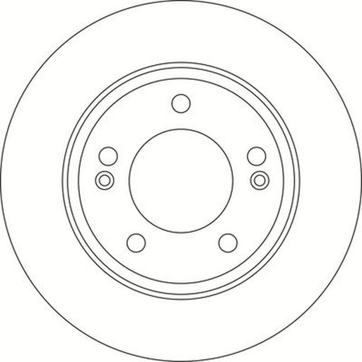 Abtex 2 x Solid Rear Brake Discs BD1879S